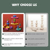 Wooden Rainbow Stacking Stones – Montessori Balancing Blocks for Kids