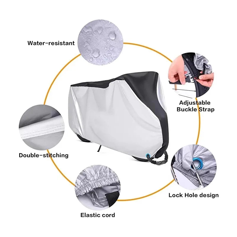 Waterproof Bicycle Cover for Outdoor Storage
