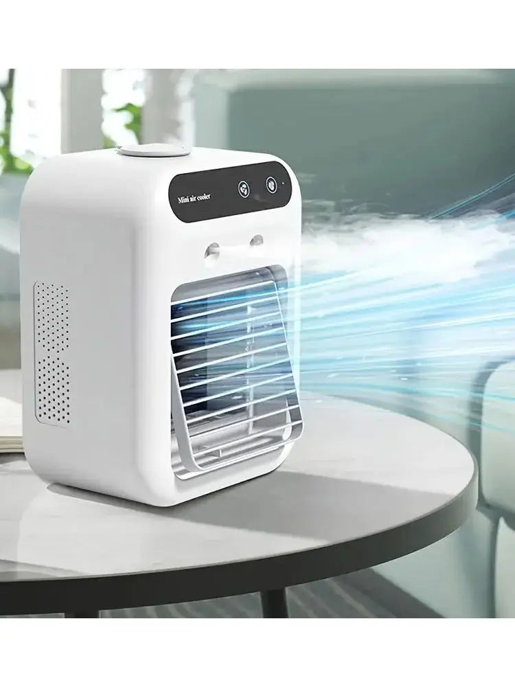 Portable USB Mini Air Cooler with Mist Function