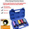 Impact Wrench Socket Set with Protective Sleeves (15-22mm)
