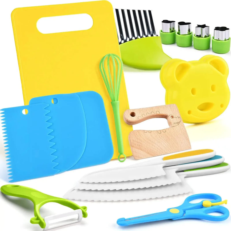 17-Piece Montessori Kids Cooking Set