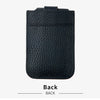 Slim Leather Card Holder with Quick-Access Pull Tab