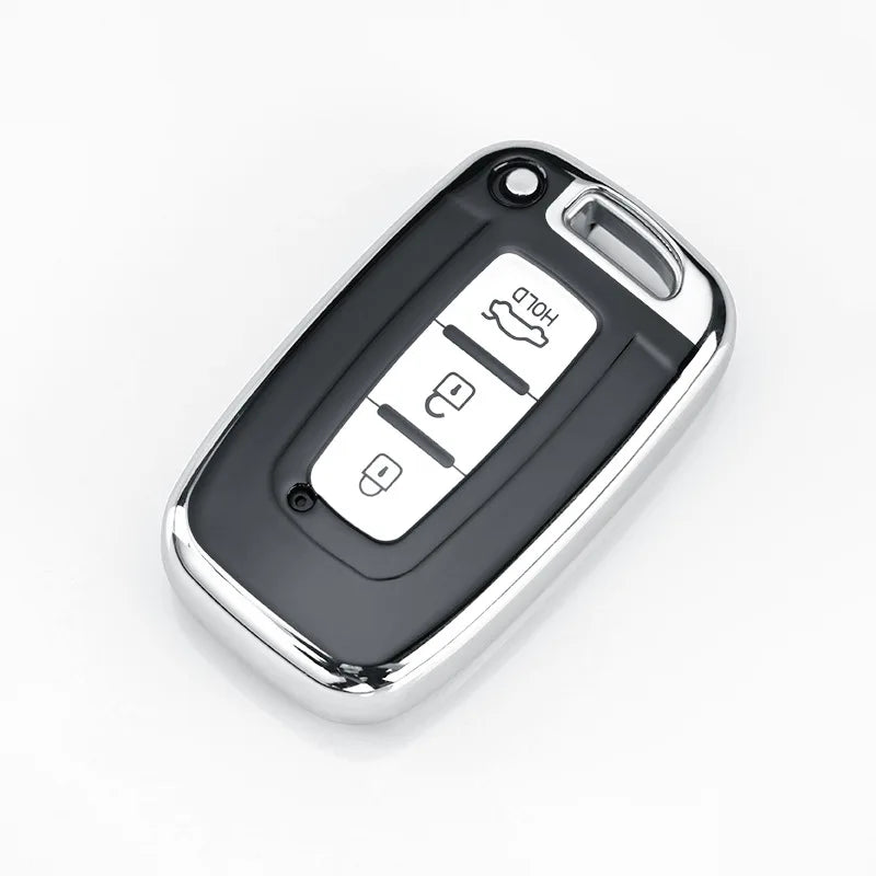Multi-Color Button Car Key Cover