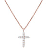 14K Gold Plated Cross Pendant Necklace