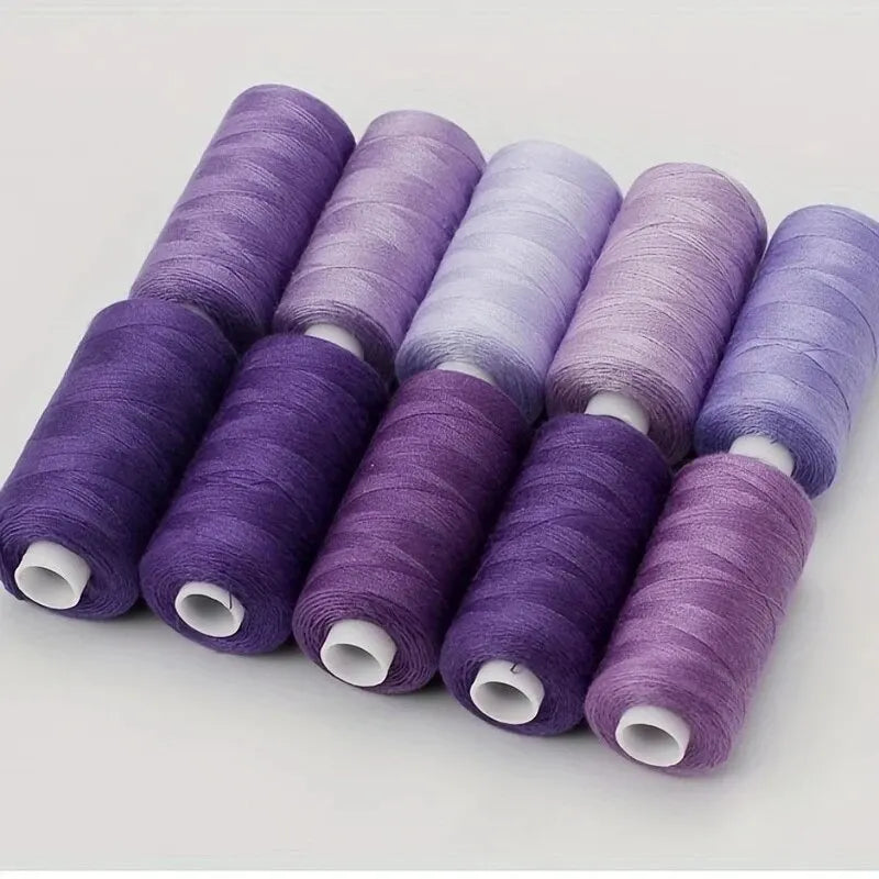 100-Color Polyester Sewing Thread Set for DIY Projects