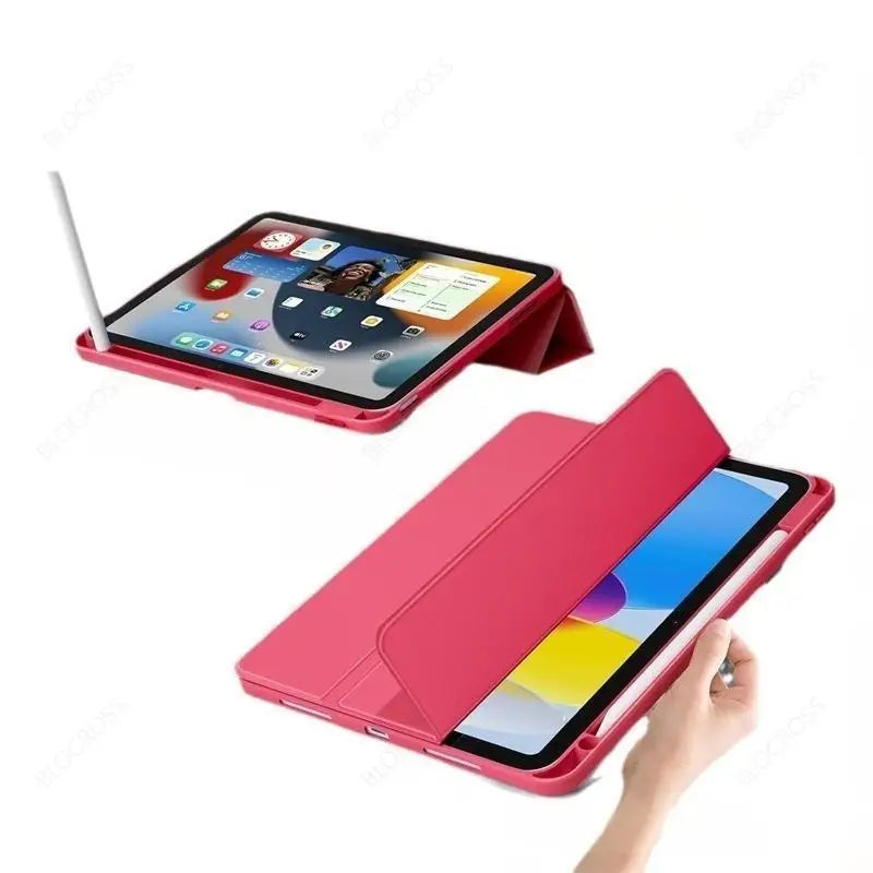 Shockproof iPad Case with Stand & Pencil Holder