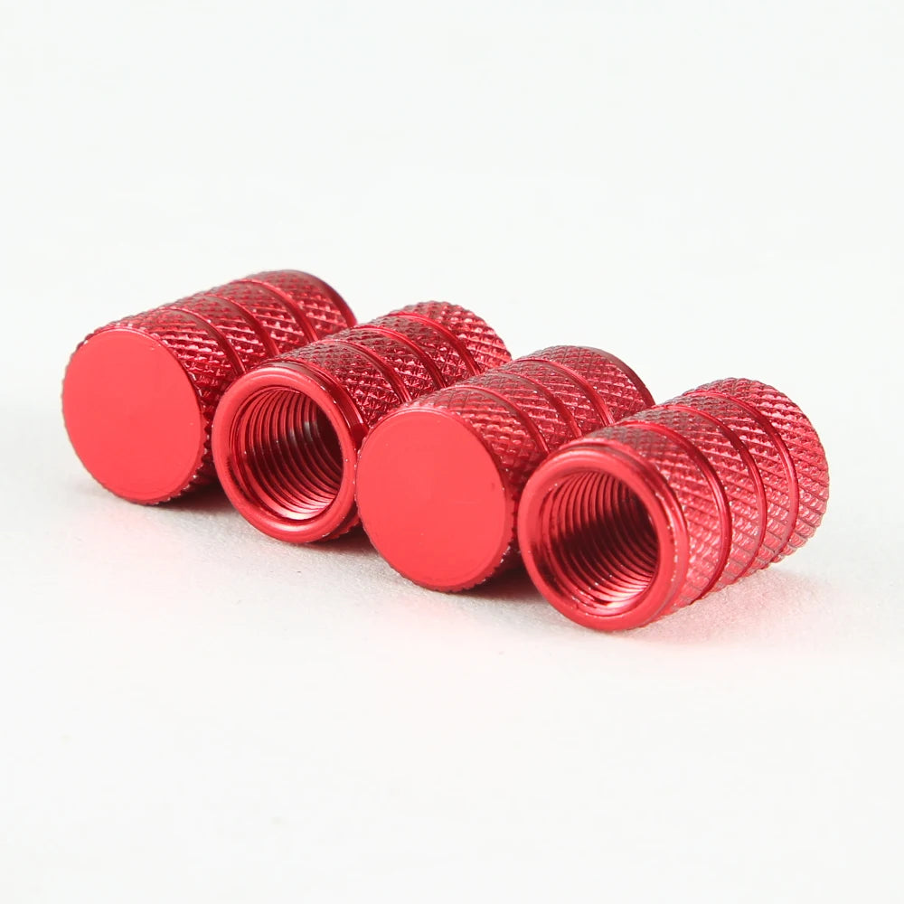 Aluminum Tire Valve Stem Caps – Set of 4