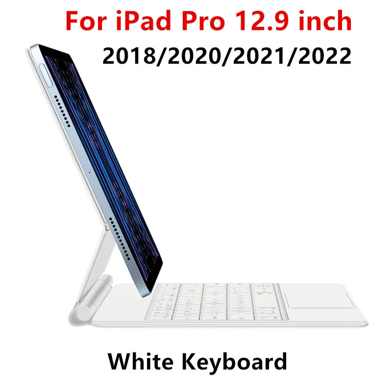Bluetooth Keyboard Case with Touchpad for iPad Pro, Air & Standard Models