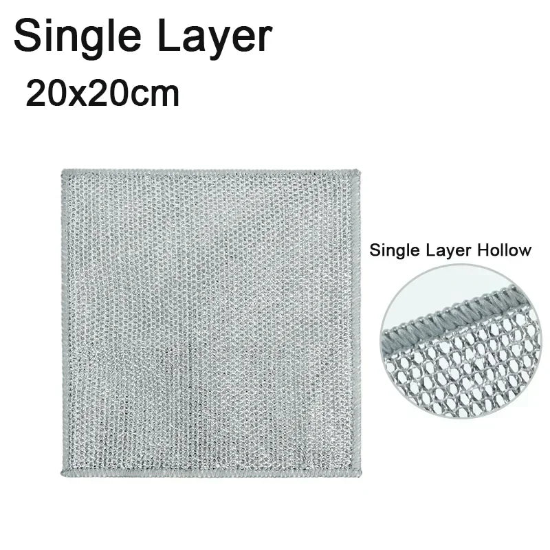 Non-Scratch Double-Sided Cleaning Towels for Kitchen