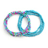 Colorful Elastic Belly Bead Chain Set for Women