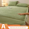 Plush Fitted Sheet Set with Pillowcases