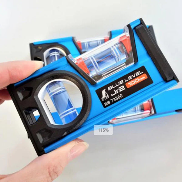SHINWA Penguin Blue Bubble Level Ruler
