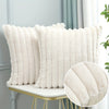 Striped Corduroy Throw Pillow Cover