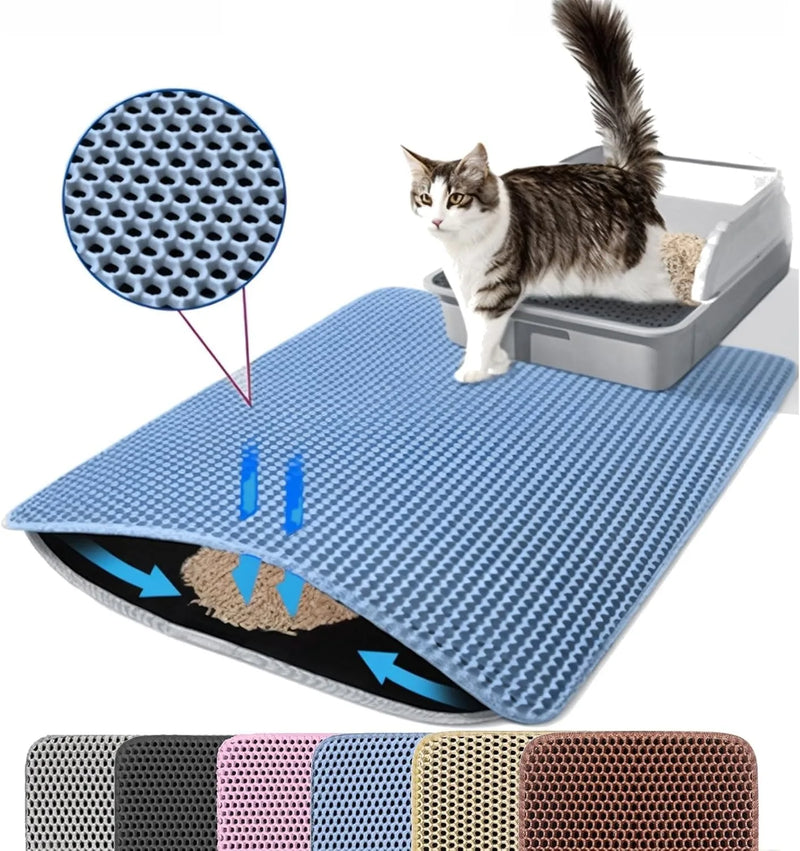 Double-Layer Cat Litter Trapping Mat