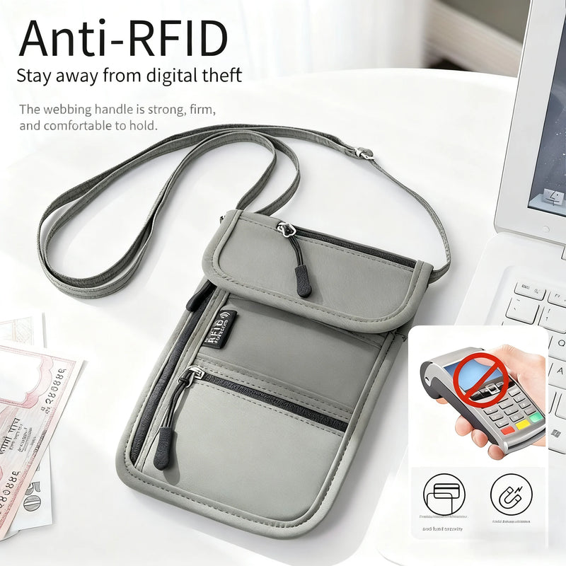 Porte-passeport de voyage anti-RFID