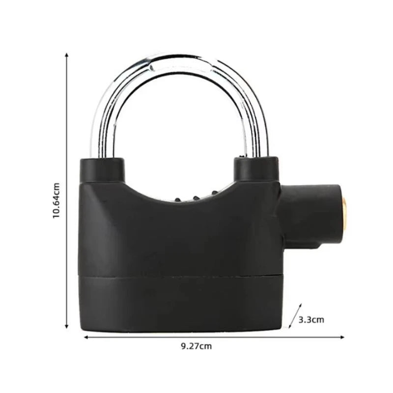 Motion-Activated Alarm Padlock with 110dB Siren