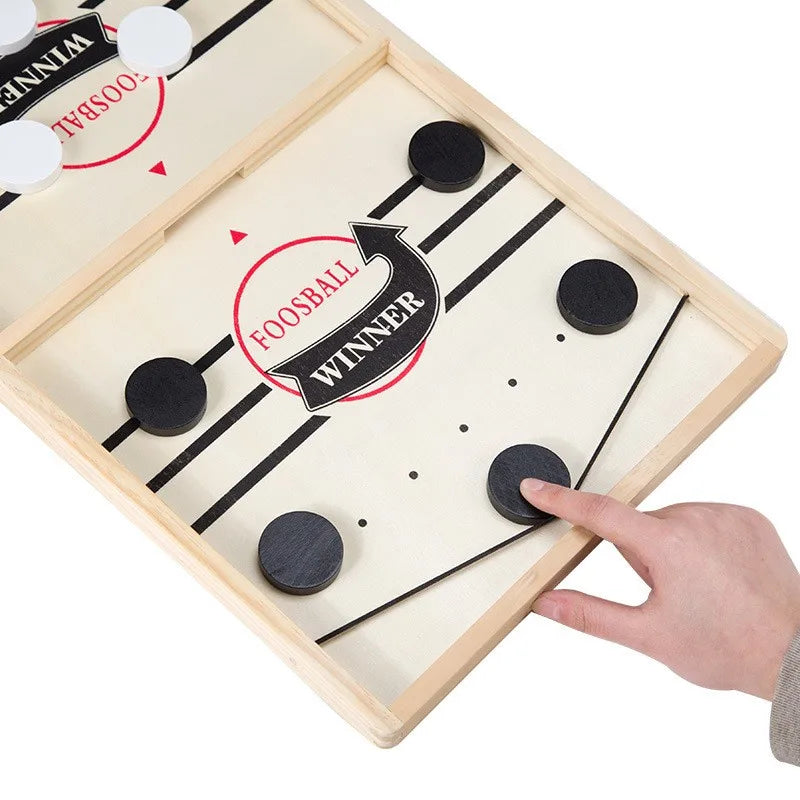 Fast-Sling Puck Board Game for Kids and Families