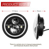 Classic 7 Inch Round LED Motorcycle Headlight