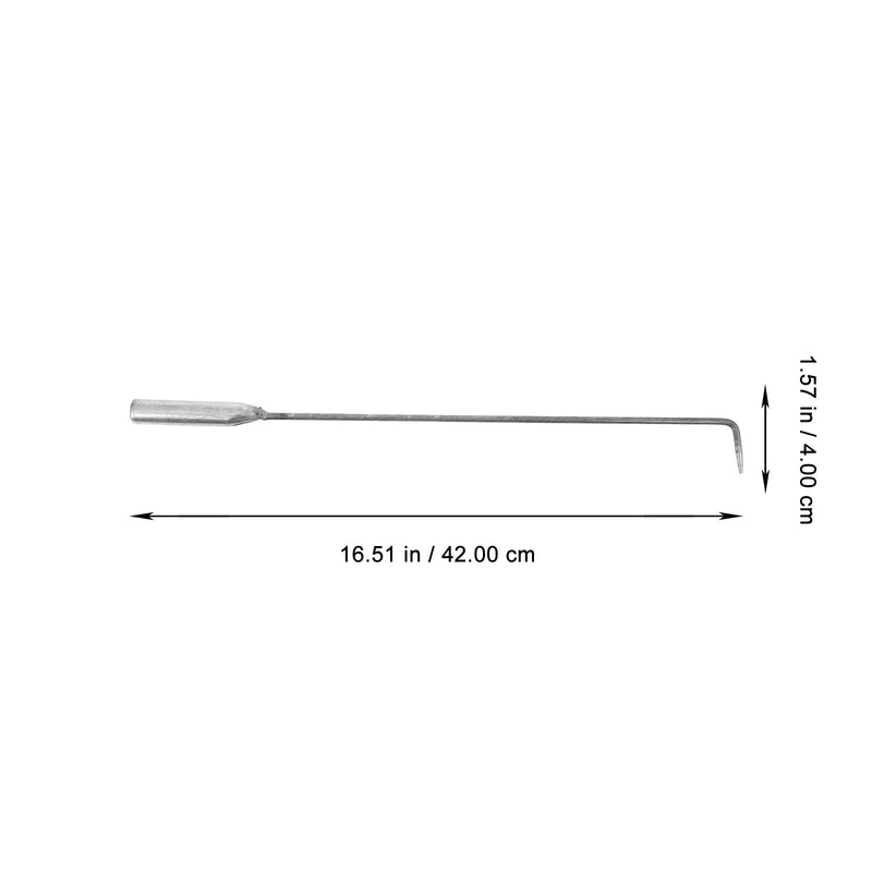 Heavy-Duty Fireplace Poker with Long Handle
