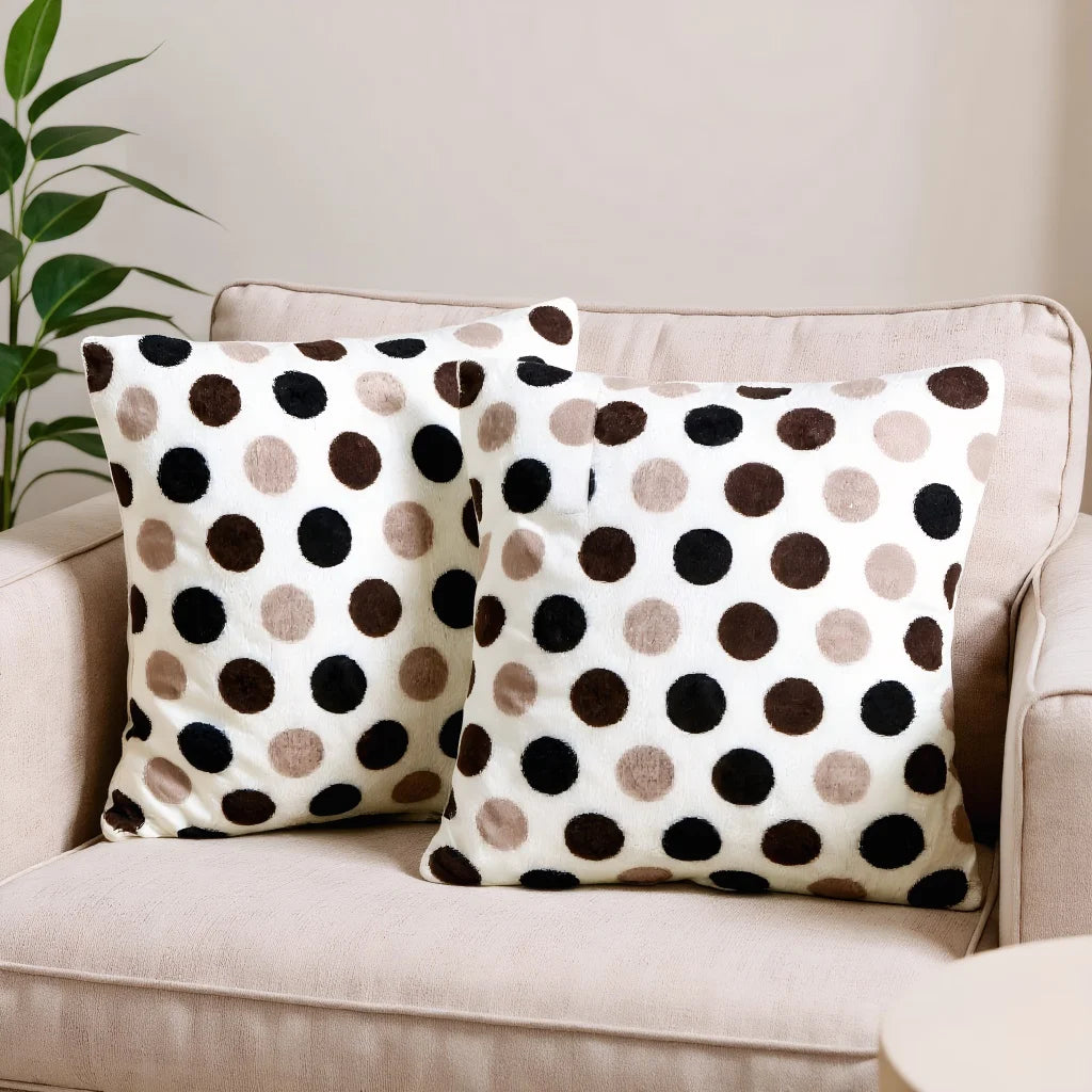 Leopard Print Throw Pillow Covers (Set of 2)
