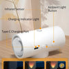 A white rechargeable RGB motion sensor wall light showing three modes: Brightness Off, Always-On Mode, and Auto Sensing Mode.