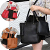 4-Piece PU Leather Crossbody Bag Set