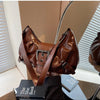 Y2K Retro Pleated Hobo Shoulder Bag