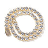 10mm Icy Cubic Zirconia Tennis Necklace
