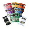 Rainbow Gradient Embroidery Thread Set - 12 Spools