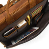 Vintage Genuine Leather Executive Laptop Briefcase