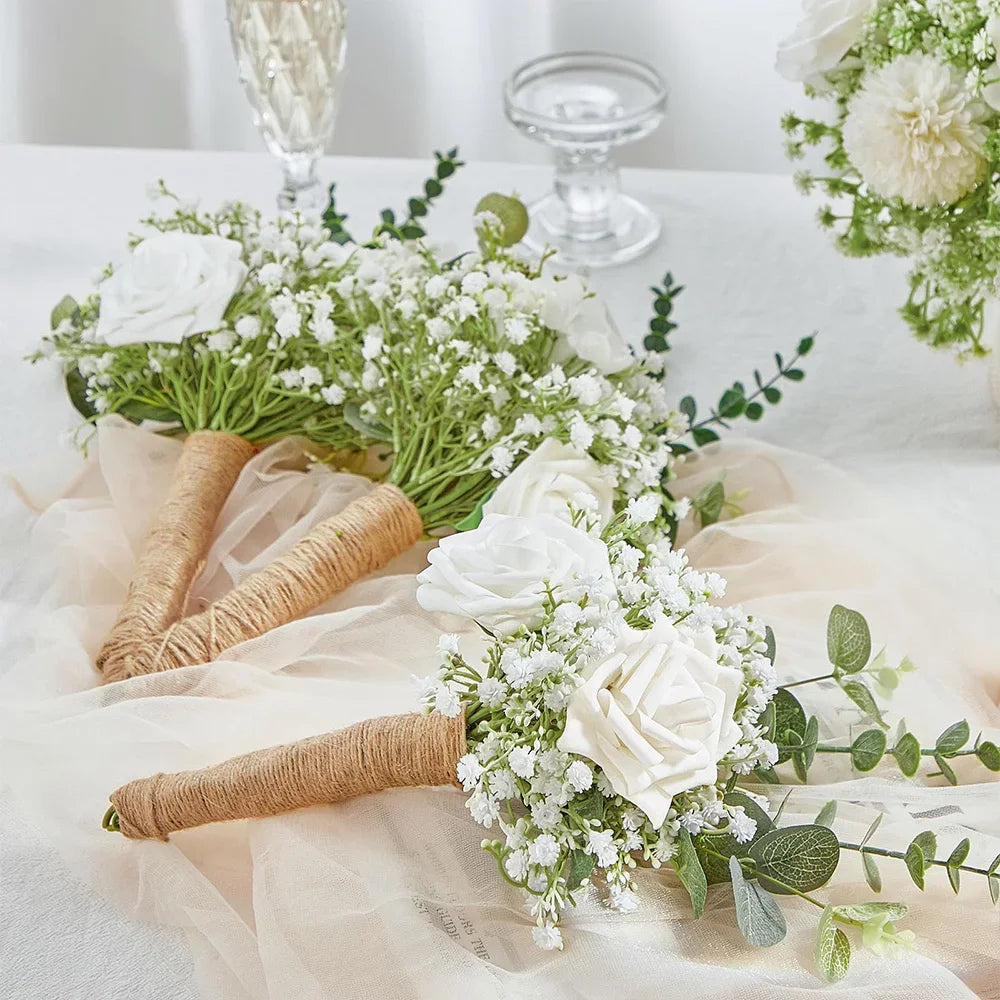 Artificial Gypsophila Baby's Breath Stems for Weddings & Home Décor