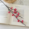 Artificial Plum Blossom Branches - Set of 5 for Elegant Home & Event Decor