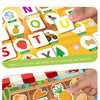 Montessori Busy Book for Toddlers – Reusable Sticker & Velcro Learning Activities