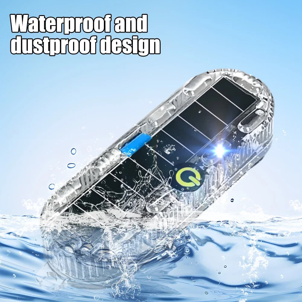 Solar Powered LED Anti-Collision Strobe Light for Vehicles