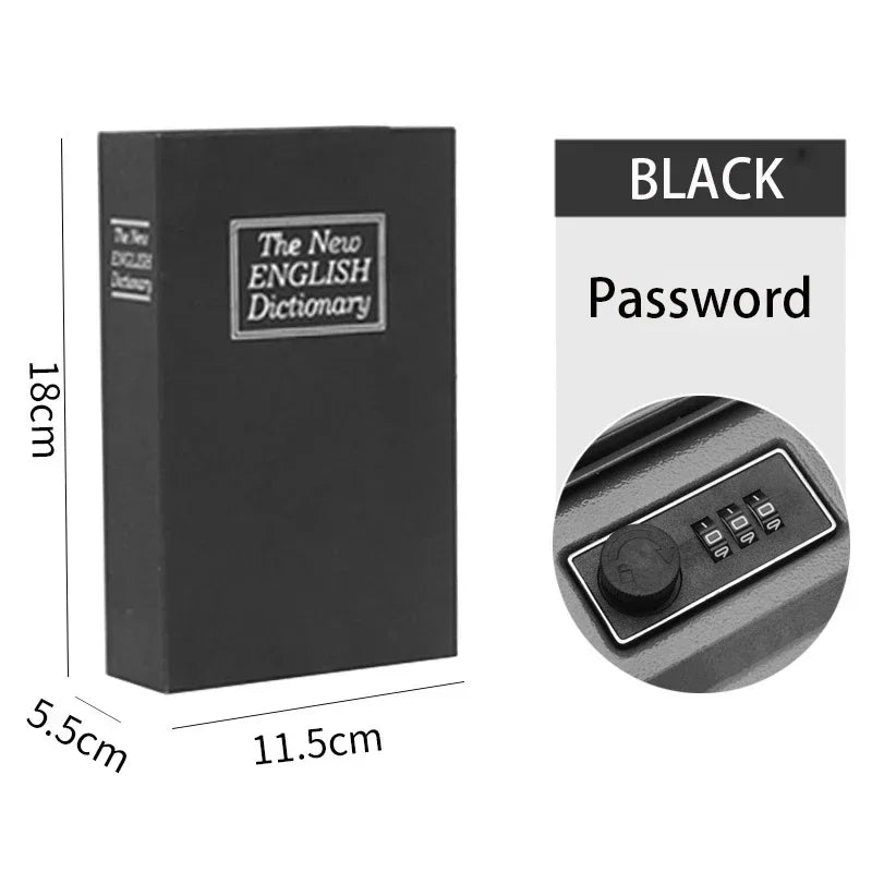 Book-Style Hidden Safe with Combination Lock