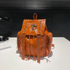 Gothic PU Leather Backpack with Rivet Accents