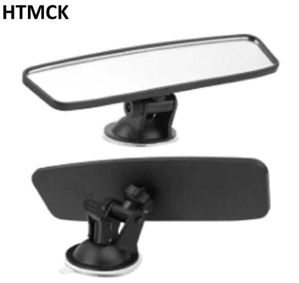 Wide-Angle Suction Cup Rearview Mirror for Cars