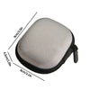 A gray, padded portable storage case designed for insulin or peptide vials.
