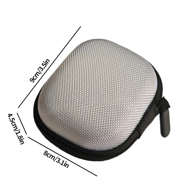 A gray, padded portable storage case designed for insulin or peptide vials.