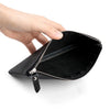 Genuine Leather Wristlet Clutch Wallet with Phone Pocket