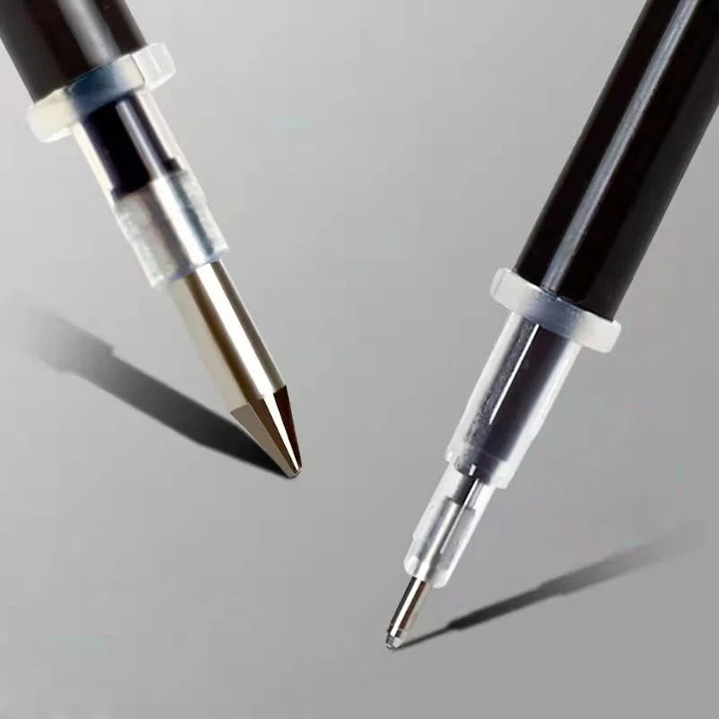 Smooth 0.5mm Gel Pen Set with Refills (Black, Blue, Red)