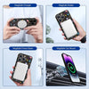 Floral Print Magnetic Phone Case for iPhone