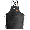 Durable Canvas Kitchen Apron with Pockets