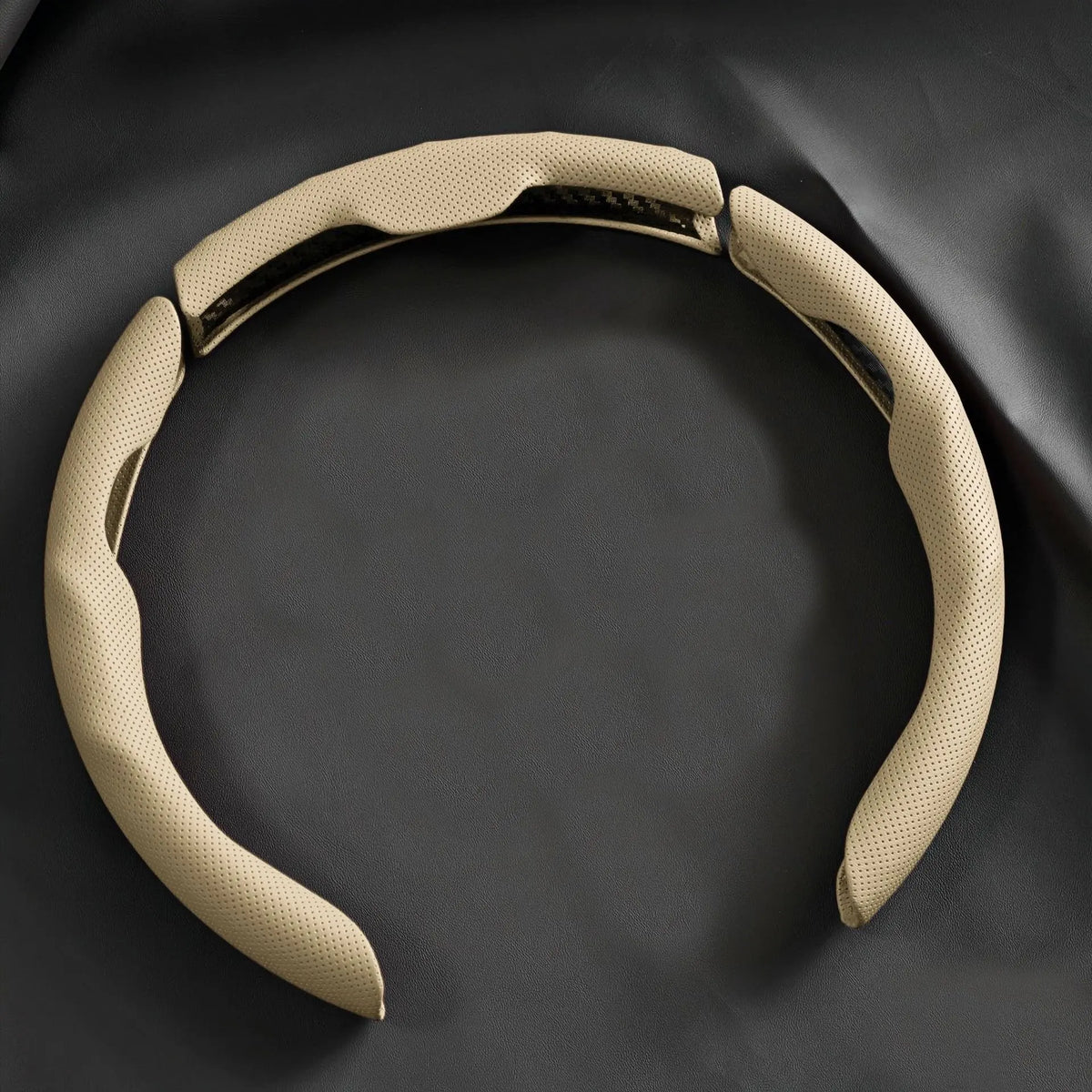 Perforated Leather Car Steering Wheel Cover