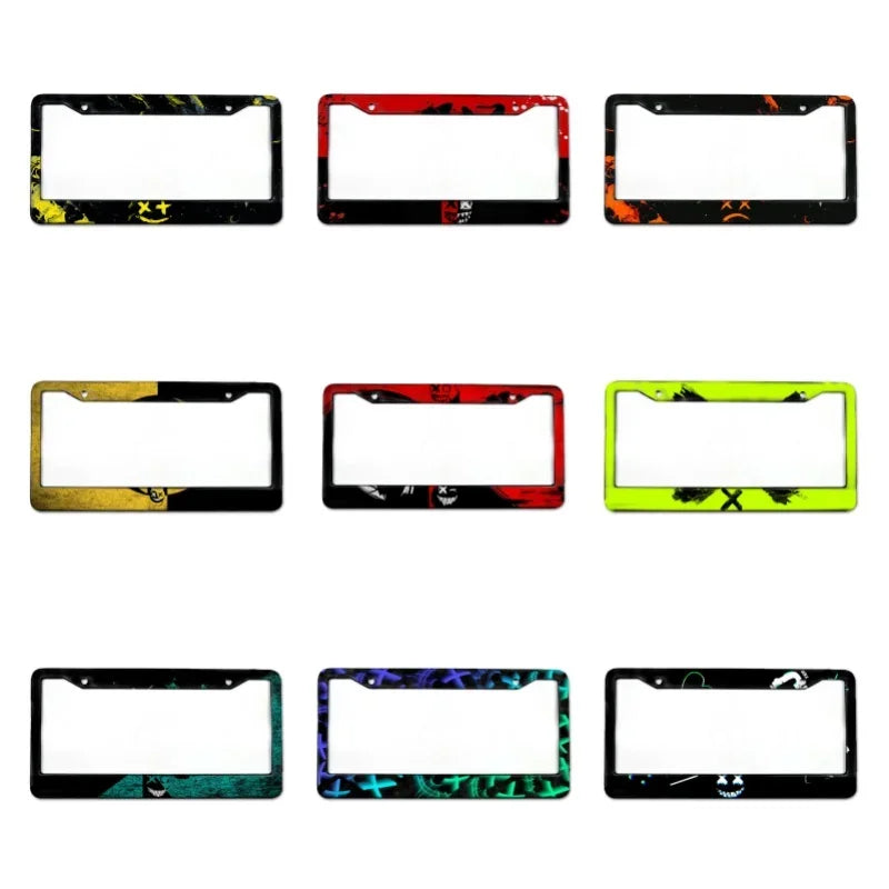 Custom Aluminum License Plate Frame with HD Design