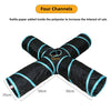 Foldable S-Shaped Cat Play Tunnel