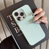 Candy Color Lychee Pattern Soft Silicone Phone Case