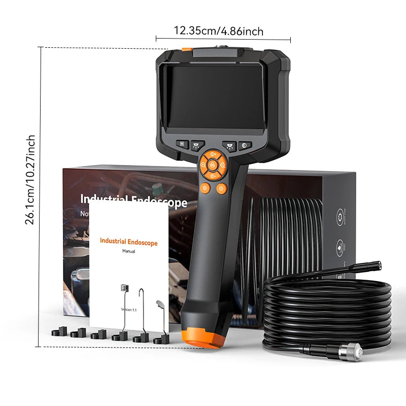 4.3" HD Inspection Camera with Waterproof Borescope