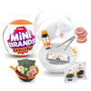 A set of mini food items and tools in a Zuru Mini Brands create blind box packaging