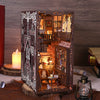 DIY Wooden Book Nook Kit with LED Lighting
